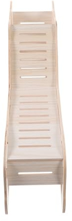 Abaodam Maison en Bois Multifonction pour Hamster et Petits Rongeurs Grosse Cachette Échelle Intégrée Habitat Sécurisé et Naturel pour Jeux Repos et Escalade Accessoire pour Cage de