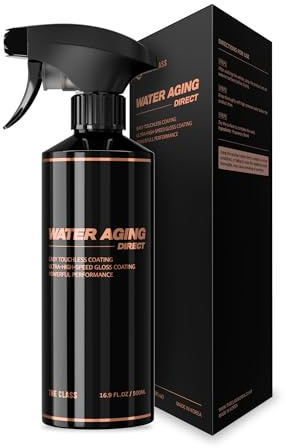 S The Class Water Aging Direct Super Easy Touchless Spray On Rinse Off SiO2 Wet Coat, Ceramic Coating Sealant for Deep Gloss and Hydrophobic Protection on Paint, Wheels and Glass 16.9 fl oz