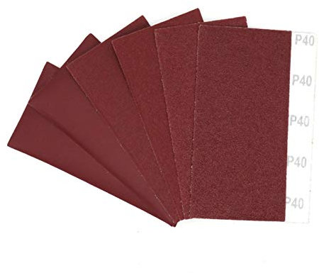 Pulido, lijar papel de lija 5 hojas de papel de lija 90 * 182 mm Papel de lija Papel de lija de 40 a 400, usada for el coche pulido de muebles de madera Tratamiento de Superficies (Grit : 400)
