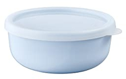 Mepal – Aufbewahrungsbox Kuchen Lumina – Frischhaltedosen mit Deckel für Kühlschrank, Gefrierschrank, Dampfgarer & Mikrowelle – Mikrowellenschüsseln mit Deckel – 750 ml – Nordic blue