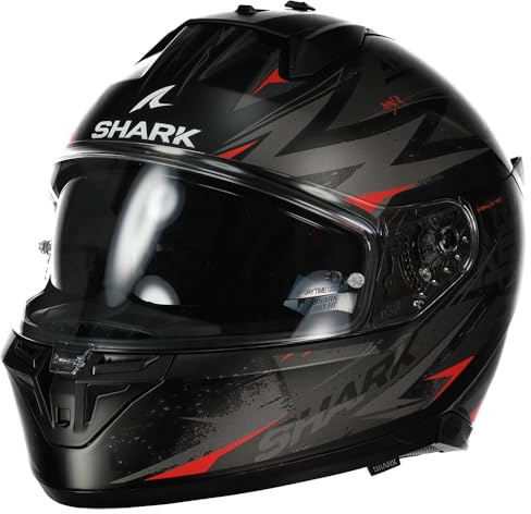 SHARK, Integralhelme motorrad D-SKWAL 3 BLAST-R mat black anthracite red KAR, XL