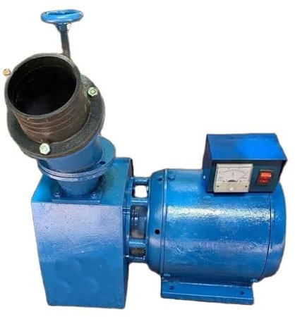 Generatore Idroelettrico Orizzontale Da 3000W/5000W 220V Con Voltmetro, Turbine Idrogeneratrici Ad Alta Potenza Generatori Di Energia Per Illuminazione Domestica (5000W)