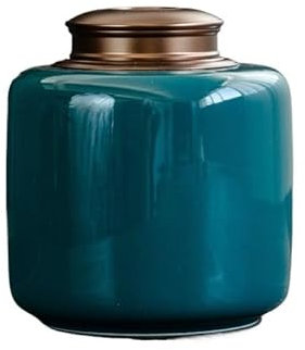 Lata de té Lata de té Lata de té Tarro de té de cerámica Tapa de metal Tarro sellado Caja de té grande Contenedor de té Organizador de té Tanque de almacenamiento Lata de té Tarro Botes Juegos para el