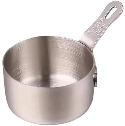 ZQDUFEA Salsera de Acero Inoxidable con Mango ergonómico, diseño Elegante para Servir deliciosas Salsas/aderezos/Salsas