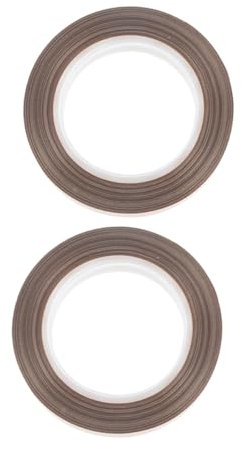 POPETPOP Cinta de Ptfe para Selladora al Vacío de Alta Temperatura Resistente al Desgaste y Aislante Térmica, 2 Rollos para Aplicaciones de Aislamiento y Sellado