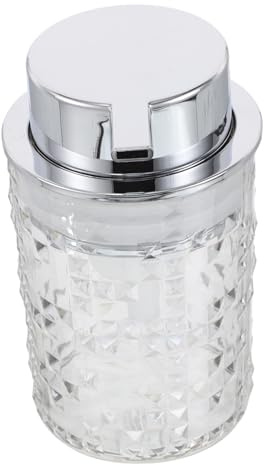 PartyKindom Dispenser Schiumogeno Trasparente Ricaricabile con Pompa Ergonomica per Detergente Liquido per Bagno e Doccia per Schiumoso e Controllo Dei Rifiuti