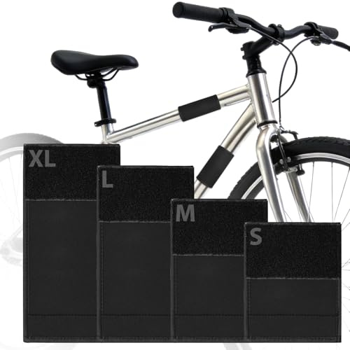 4 Stück Fahrrad Rahmenschutz Neopren Klett Verschiedenen Größen Fahrrad Zubehör für Fahrrad Transportschutz Fahrradträger Schutz
