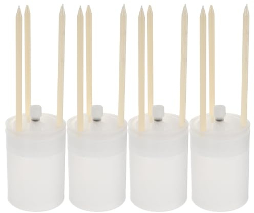 YARNOW 4 gocciolatori per irrigazione a Goccia con Punta in Muschio, Dispositivo di Controllo del Flusso di irrigazione Automatico per Piante d'appartamento in Vaso, Monstera e Pothos, Inserto per