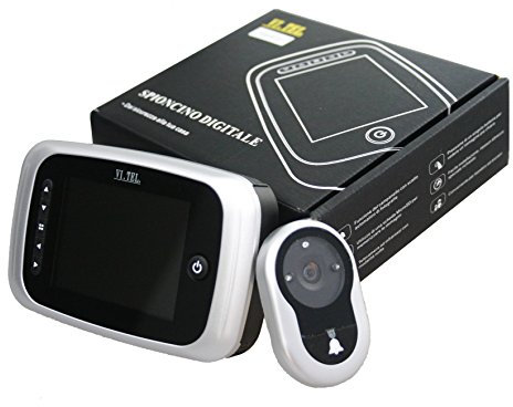 Spioncino digitale - 3,5 TFT e fotocamera con foto e video, alluminio laccato