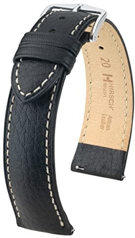 HIRSCH Boston Unisex Uhrenarmband Büffelkalb 20mm