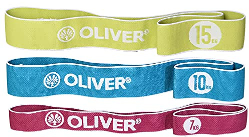 OLIVER Tex-O Miniband Most Wanted, Resistanceband 3 Widerstände leicht/mittel/stark Booty Band Set