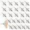 Plasterboard Wall Plugs and Screws Plasterboard Fixings Dry Wall Fittings Heavy Duty Anti-Rotational Expansion Tube Plasterboard Anchor Screws for TV Wall Brackets Hollow Drywall Cavity
