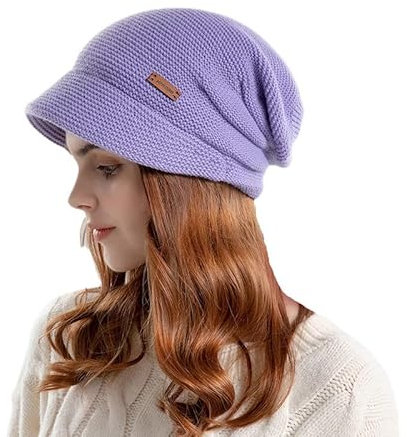 Herren-Mützen, Winter, Strickmütze, Fleece, gefüttert mit Krempe, Stirnband, kaltes Wetter, Beanie, Kleidungszubehör