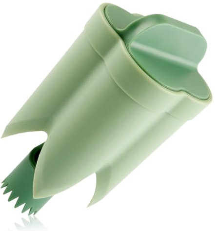 Thyonta Quick Core Pepper Corer 2-in-1 Fruit and Pepper Cutter Tool Efficient Seed Removal Kitchen Tool for Home Cooking Meal Prep (Green)