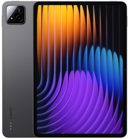 XIAOMI Pad 7 12GB RAM, 256GB ROM 4 Altavoces, WiFi, batería de 8850 mAh, Snapdragon 7+ Gen 3,Negro, sin Cargador