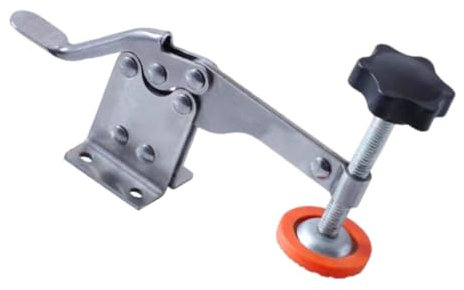 Vertical Toggle Clamps Accurate Positioning Thicken Toggle Clamps Easy to Operate Rubber Indenter for Hinge Opening