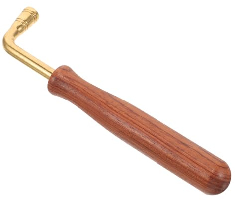 Mikikit Professioneller Klavierstimmer Stimmhebel und Metall mit L-förmiger Struktur Vielseitiges Dulcimer Stimmwerkzeug mit Komfortablem Griff für Präzise Instrumentenstimmung