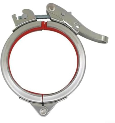 SMZhomeone Lot de 100 colliers de serrage rapides en acier galvanisé avec revêtement en caoutchouc - Fixation sécurisée - Collier de serrage robuste - Pour plomberie, CVC et réparation automobile