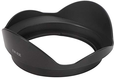 Generic Camera Lens Hood Strong Black Plastic Fit for EF 17-40mm 17-35 20-35mm Lenses Avoids Ambient Interference for Event Photography