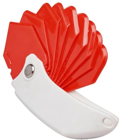 Plastic Scraper Tool Set, Non-Scratch Scraper with Handle | Multi-Purpose Wallpaper Scraper and Putty Knife for Decorating, Removing Paint, Glue and Decals