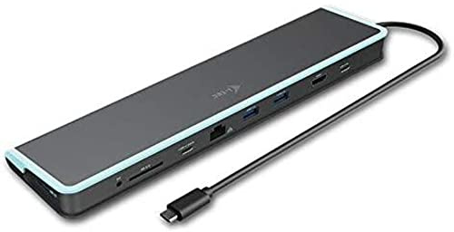 i-tec USB-C 4K Docking Station con Basso Profilo 1x HDMI 1x GLAN 3x USB 3.0 2x USB-C 1x SD Power Delivery per Windows MacOS Chrome OS Thunderbolt 3 Compatibile incl. 30cm USB-C Cavo