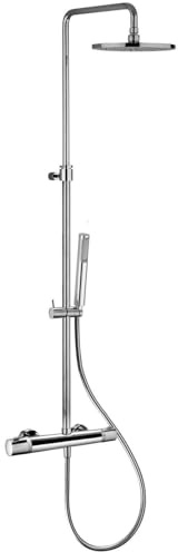 Colonna doccia mini birillo paffoni - con miscelatore termostatico e soffione tondo 225 mm