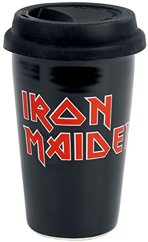 Unbekannt Iron Maiden Travel Mug with Logo Design Ceramic
