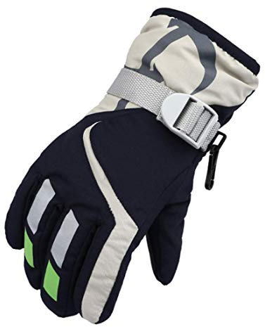 ITODA Skihandschuhe Kinder Fingerhandschuhe Wasserdichte Winterhandschuhe Wärme Handschuhe Mädchen Snowboardhandschuhe Jungen Thermohandschuhe Rutschfeste Outdoorhandschuhe für Skilaufen Snowboard