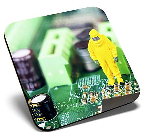Great Single Coaster Square - Funny Tech Engineer Geek Computer Joke |Glossy Quality Coasters | Tabletop Protection for Any Table Type #24291