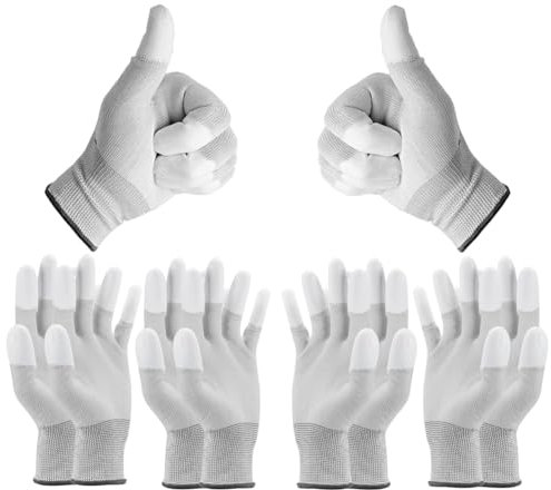 Minadax 5 paires de gants antistatiques ESD pour le nettoyage et la réparation - Taille L