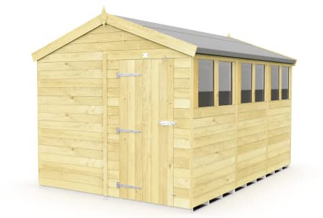 Total Sheds 8x12 Apex Shed Fast 2-5 Days Delivery Anywhere In The U.K