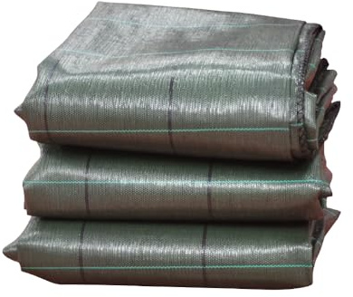 BENIMELI Suelo de Camping 4x5 M - Alfombra de Lonas de Exterior Multiusos Anti UV - Cobertura Piscina Protector con Ojetes - Malla de Ocultación Jardín - Ideal Accesorios Camping - 130gr/m² - Verde