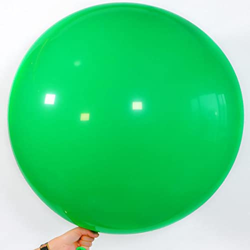 36 Zoll Riesen Helium Luftballons Grün,Großer Latex Ballons für Partys Deko,6 Stück