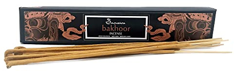 Weihrauch - Räucherstäbchen, Indische Bakhoor Räucherstäbchen handgefertigt, Samsara - 100% natürlich, edler Duft - Exquisite Handarbeit