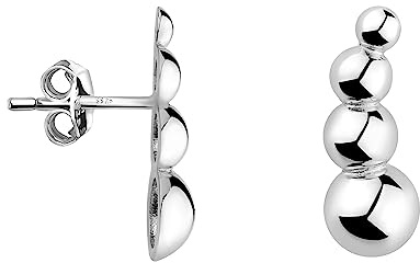 SOFIA MILANI - Damen Ohrringe 925 Silber - Kugel Ohrstecker - E2030