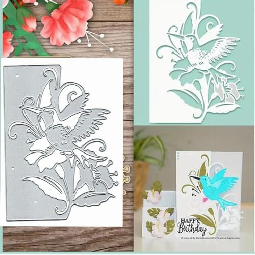 Metall-Stanzformen, Motiv: Weihnachtsvögel, Blumen, Blätter, Blätter, Frühlingsvögel, Blumen, Blätter, Stanzformen, Schablonen, DIY, Scrapbooking, dekorative Prägung, Papier, Scrapbooking,