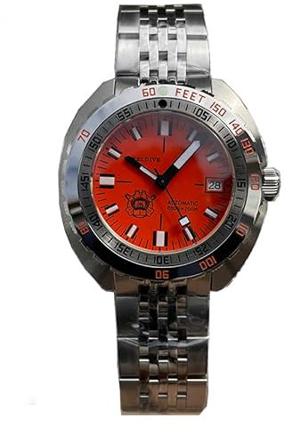 STEELDIVE Orologio automatico da uomo con cinturino in acciaio inossidabile NH35, orologio sportivo resistente all'acqua da 700 piedi, V 3, Subacqueo