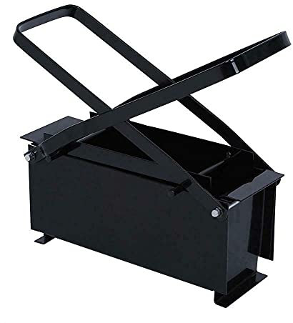 Paper Log Briquette Maker, Heavy Duty Iron Paper Brick Press for Recycling Old Papers or Newspapers Eco Friendly Paper Log Maker (25.6 x 12.6 x 8.2Cm)