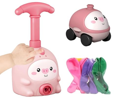 laxreheye Giocattolo per auto con palloncini, giocattolo educativo interattivo per bambini prescolari, set di veicoli alimentati a palloncino per bambini, per ragazze, bambini, asilo, lezioni a casa