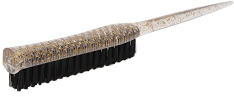 Naroote Spazzola per Cotonare a Coda di Topo, Spazzola in Nylon Morbido con Manico Glitterato, Pettine per Aggiungere Volume con Presa Facile, Ideale per Capelli dall'aspetto più Folto e (GOLD)
