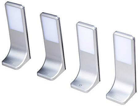 kalb Material für Möbel LED Unterbauleuchten Küchenleuchte Küchenleuchten Panel Unterbauleuchte Küche, Auswahl:4er SET, Lichtfarbe:warmweiß