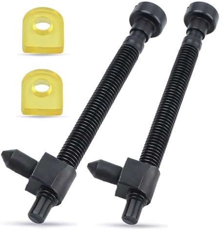 Haishine Tendeurs de Chaîne 2pcs Vis de Réglage Tronçonneuse pour Husqvarna 42 44 50 51 55 Rancher 234 238 242 246 133 444 Pièces de Rechange de Tronçonneuse 501537101, 501 54 63 01