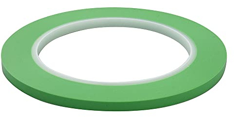 JINBING Fine Line Finline Lot de 2 rouleaux de ruban de masquage en vinyle Vert 5 mm