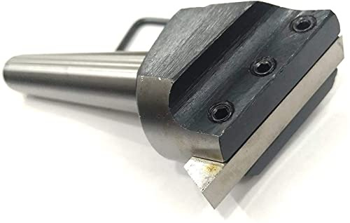 Cortador de moscas MT3 vástago (M12 x 1.75 barra de tracción) para torno y fresadora con broca HSS