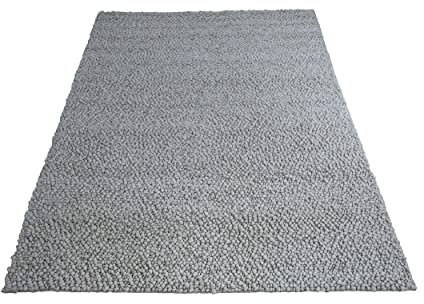 Samarth Teppich Kankad, Handgeknüpfter Wollteppich aus Indien, Handwebteppich für Wohn-, Schlaf-, Arbeits-, Esszimmer oder Küche, aus 100% Wolle, Beige, 180 x 240 cm