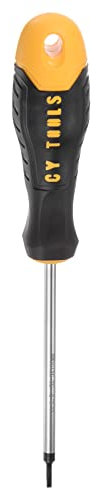 sourcing map Triángulo Destornillador 2mm Magnético Triangular Destornillador 4 CR-V Acero Eje Antideslizante Mango para Hogar Automotriz General Reparación