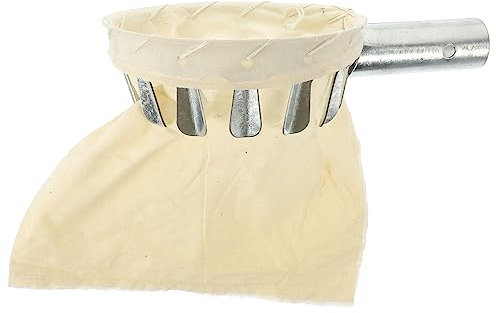 LekLai Obstpflücker-Ersatzkopf, Obstpflücker, Obstgreifer, Obstpflücker-Werkzeug, Obstpflückerkopf Mit Stoffbeutel, Greifer-Reacher-Werkzeug, Kirschpflücker, Obsterntemaschine, Rotes Metall, Grapefr