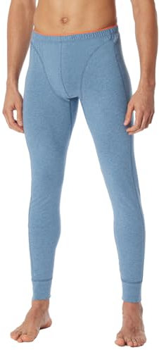 Schiesser Herren Lange Unterhose Bio Baumwolle - 95/5 Organic, blau-Mel._182109, 5