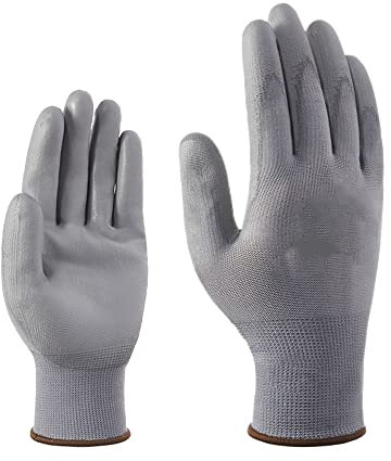 Latexbeschichtete Handschuhe, Gummi-Arbeitshandschuhe, multifunktionale Bauhandschuhe, Gartenhandschuhe, stichfeste, atmungsaktive Handschuhe, Sicherheits-Schutzhandschuhe, geeignet ( Color : Onecolor