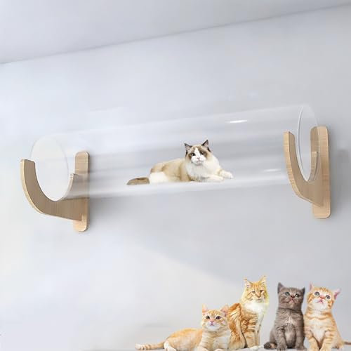 Pucaru Wandmontiertes Katzen Wand Klettern aus Massivem Holz für den Innenbereich, Lufthängebrücke, Sprungplattform, Raumkapsel Usw (Color : S15)